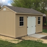 Steeper roof pitch, baseboard trim as options